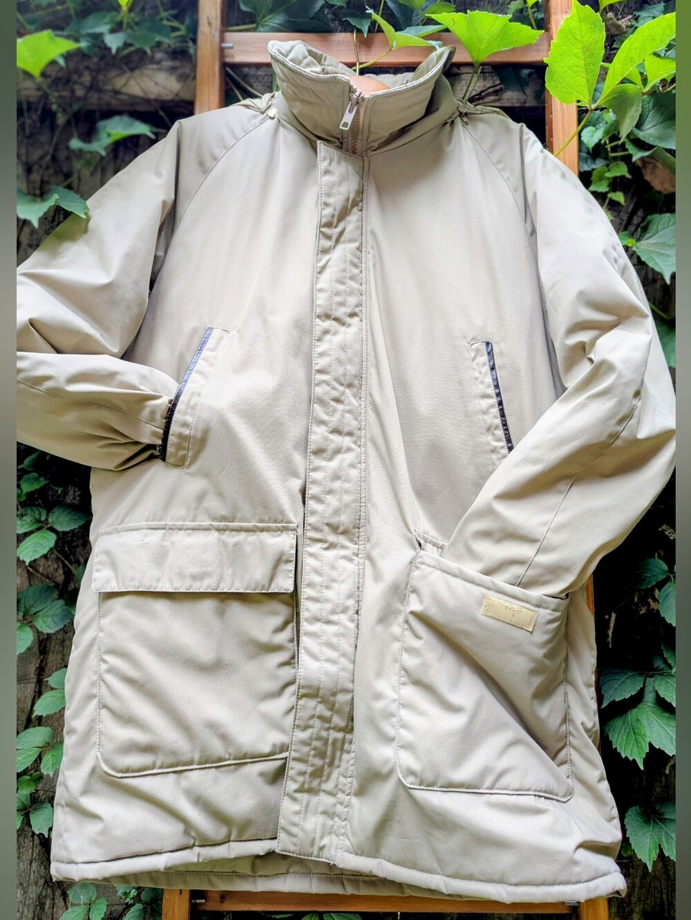 XL Vintage Arctic Lights Down Puffer / Parka Vintage Canadien Duvet Fourrure 44